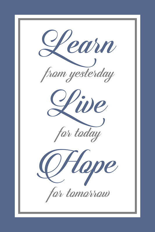 Live for today
