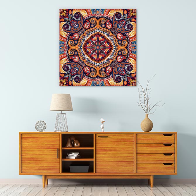 Paisley silk