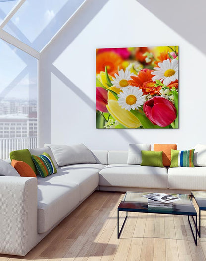Gerbera and tulips