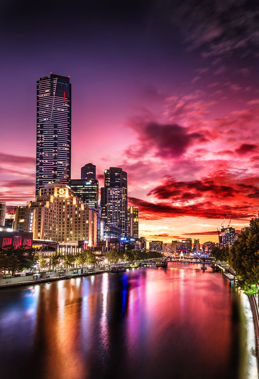 Princess Bridge sunset