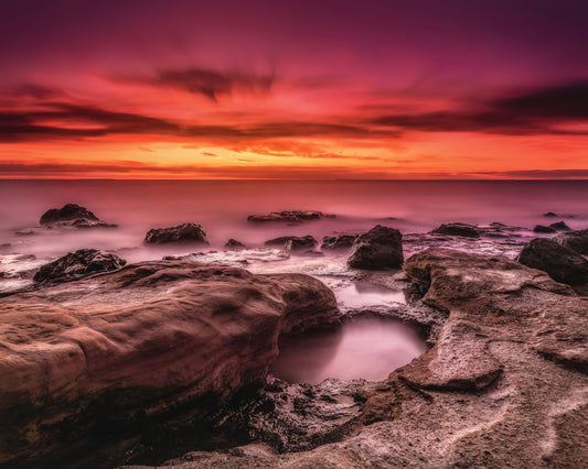Burning skies at Black Rock