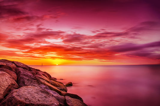 Carrum beach sunset