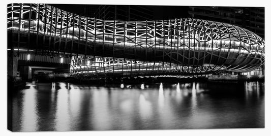 Webb Bridge at night