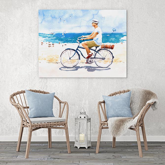 Past the beach