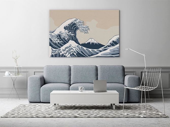 The angry wave