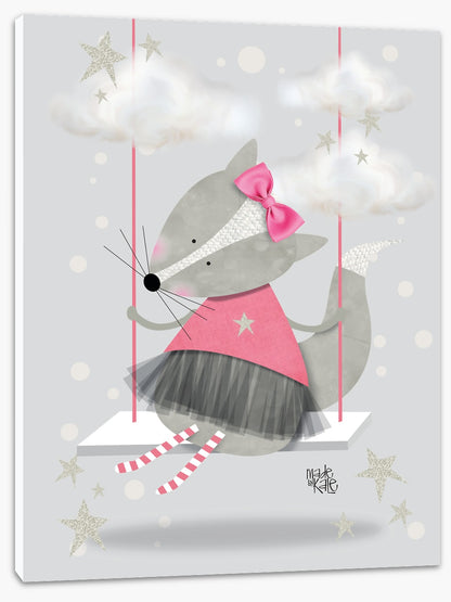 Pink fox swing