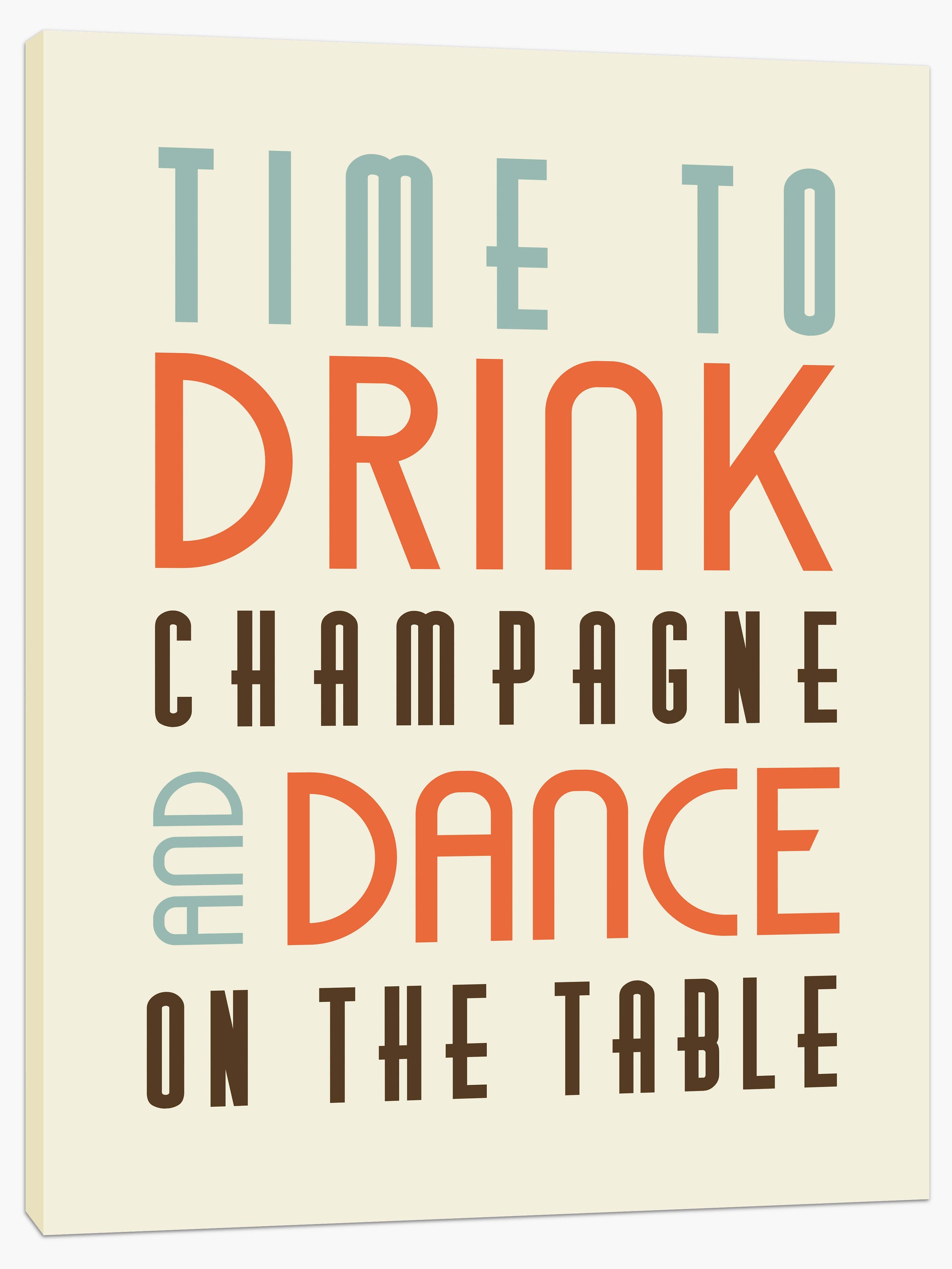 Time to drink champagne