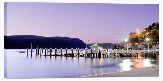 Palm Beach wharf at dusk