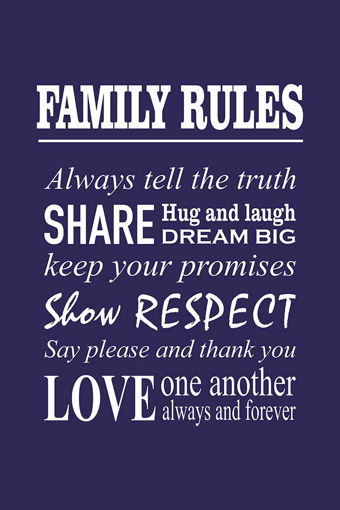 Family rules