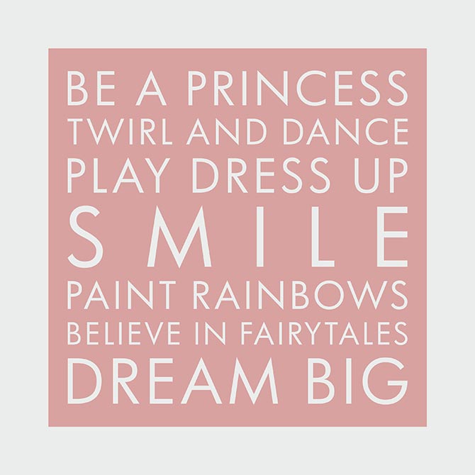 Be a princess