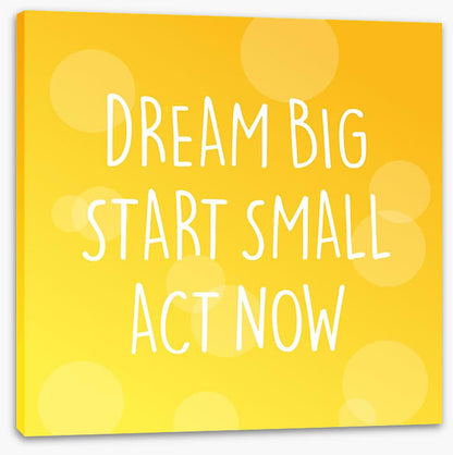 Start small