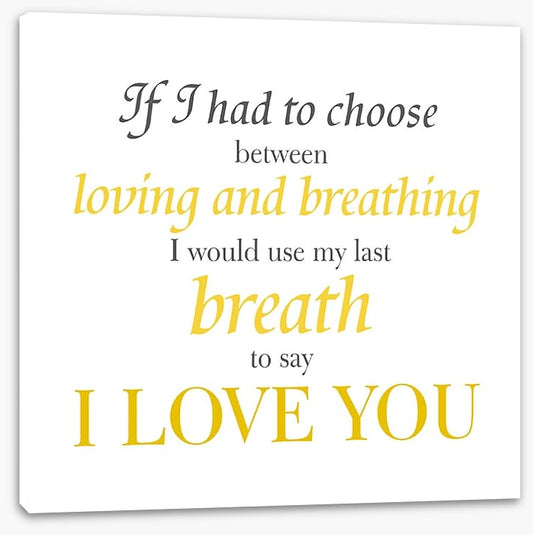 My last breath