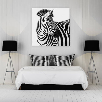 Up close and zebra