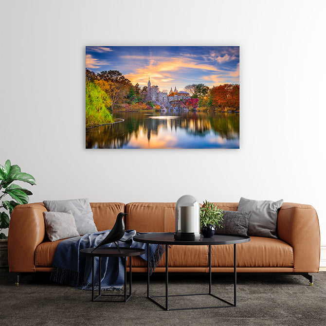 Belvedere Castle in Fall