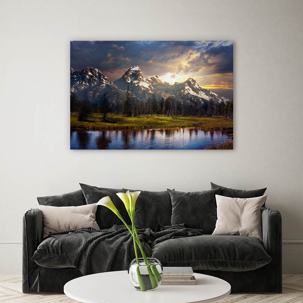 Grand Teton cloudburst