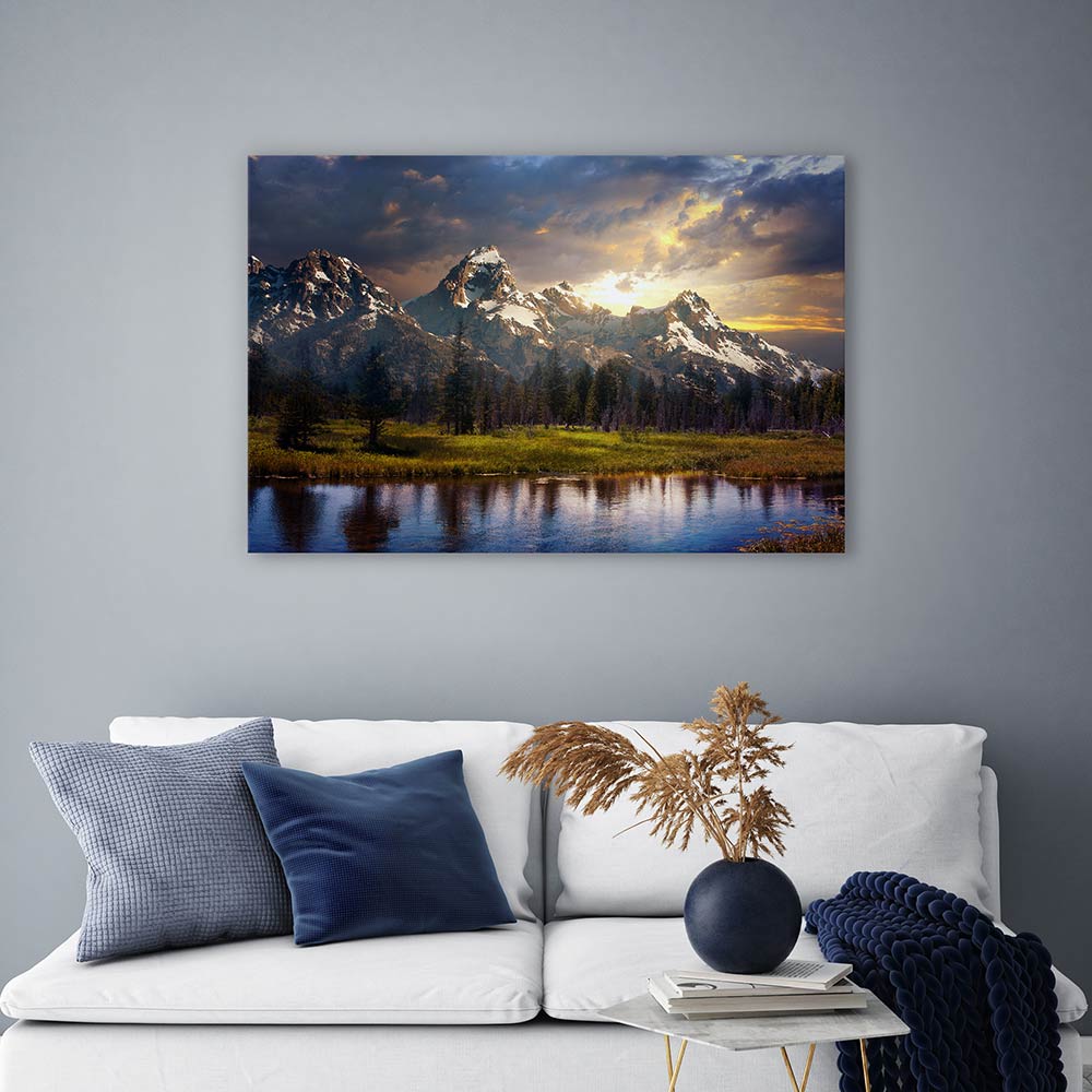 Grand Teton cloudburst