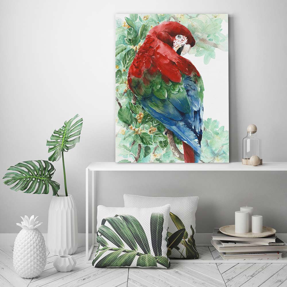 Tropical macaw