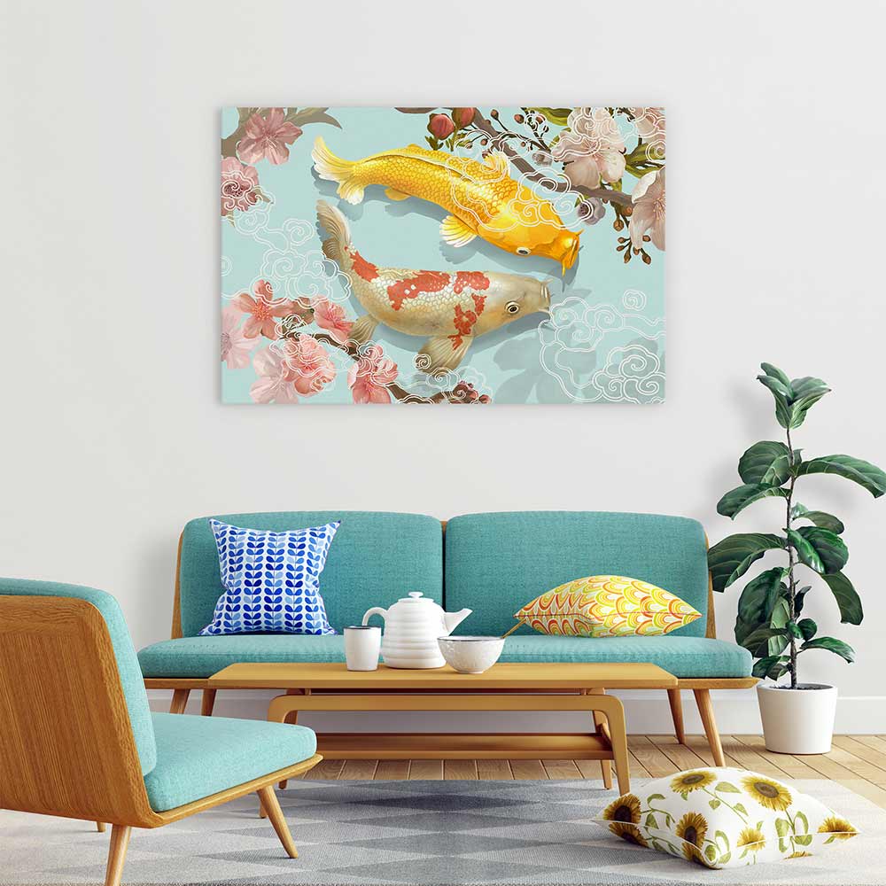 Blossom pool koi