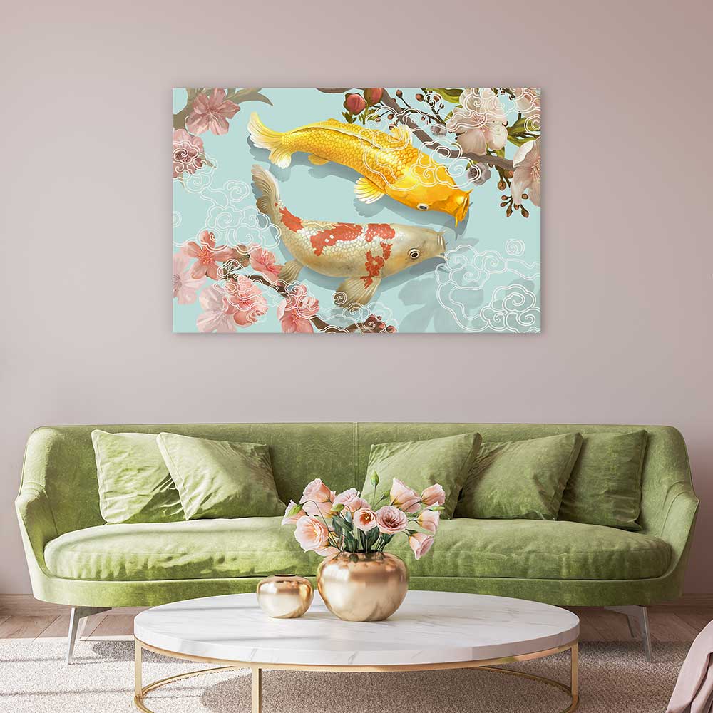 Blossom pool koi