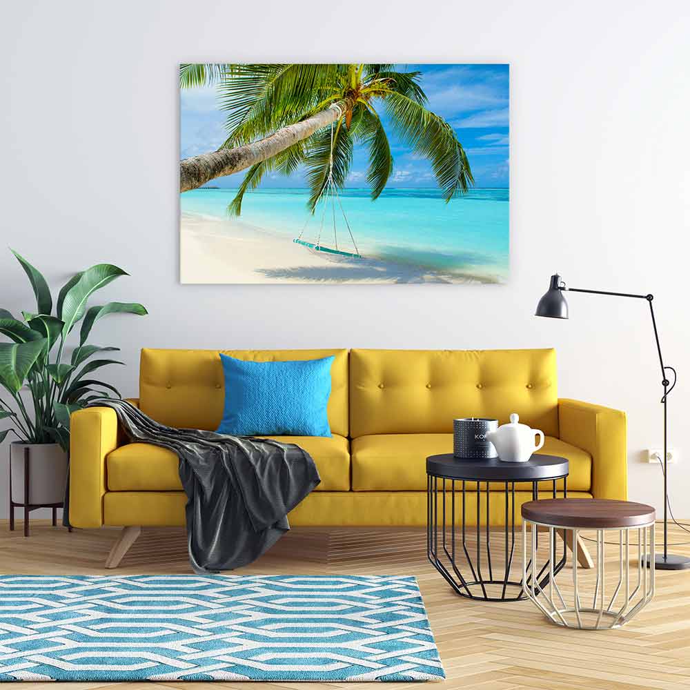 Swing by the sea