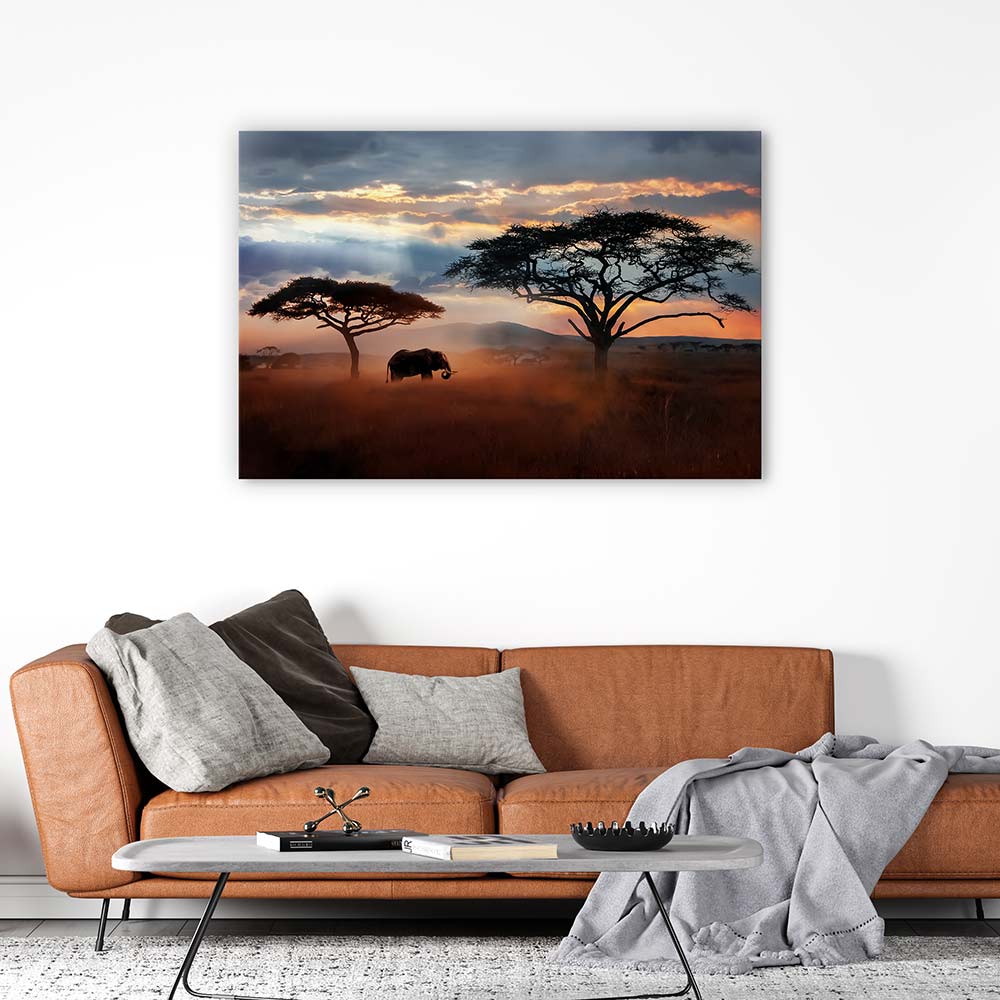 Serengeti dust silhouettes