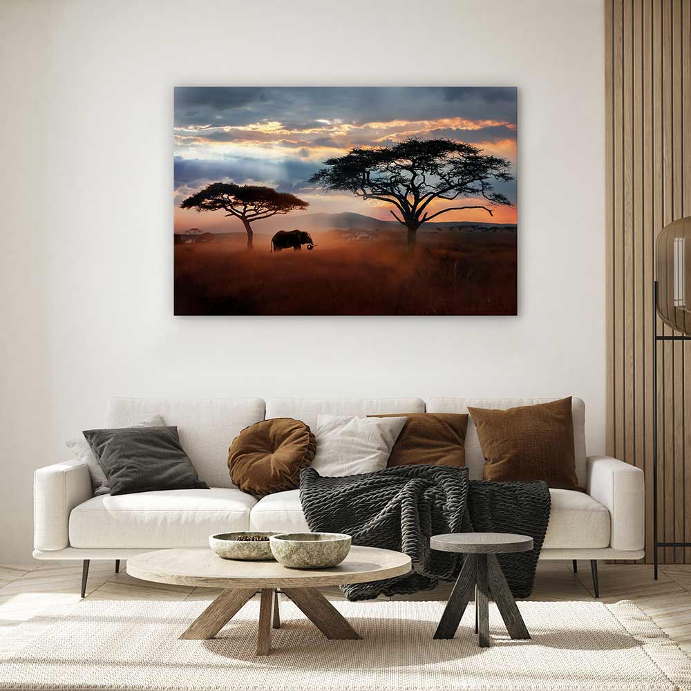 Serengeti dust silhouettes