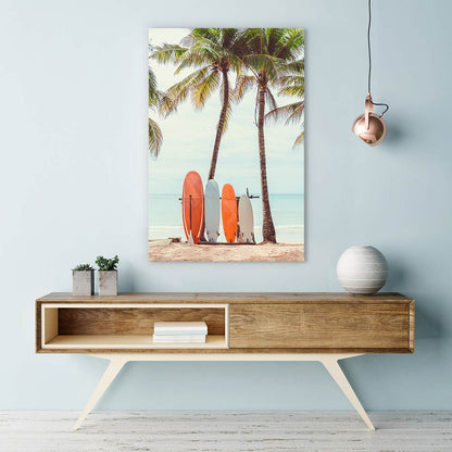 Surfers rest