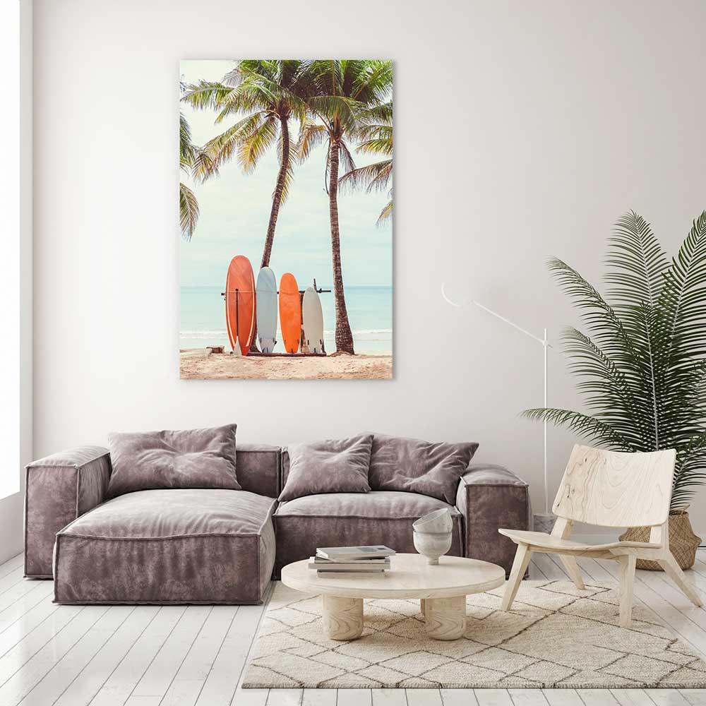 Surfers rest