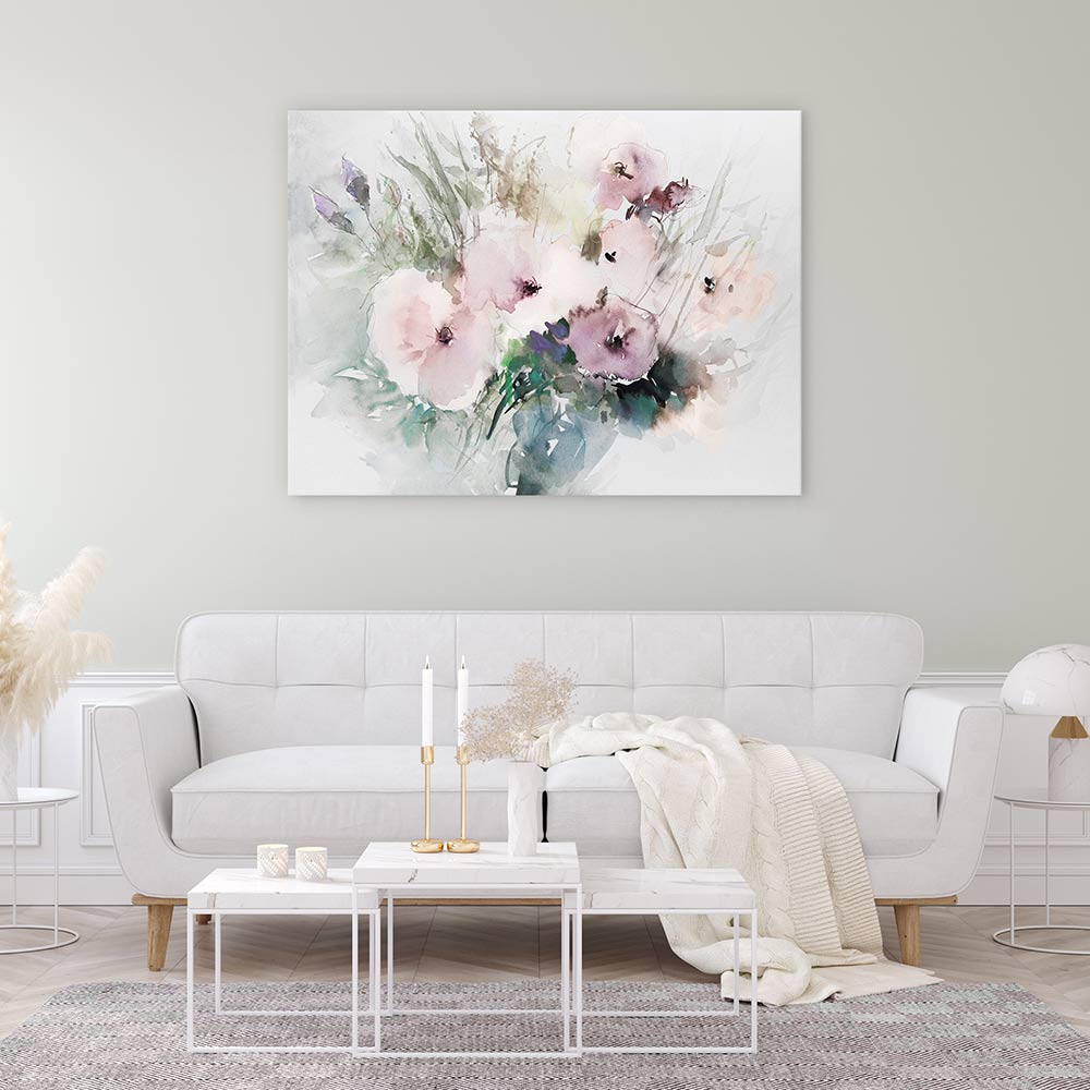 Winter bloom aquarelle