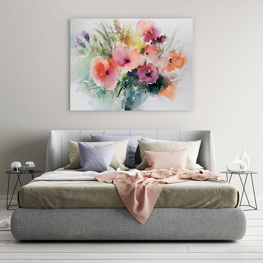 Summer bloom aquarelle