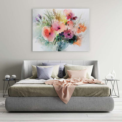 Summer bloom aquarelle