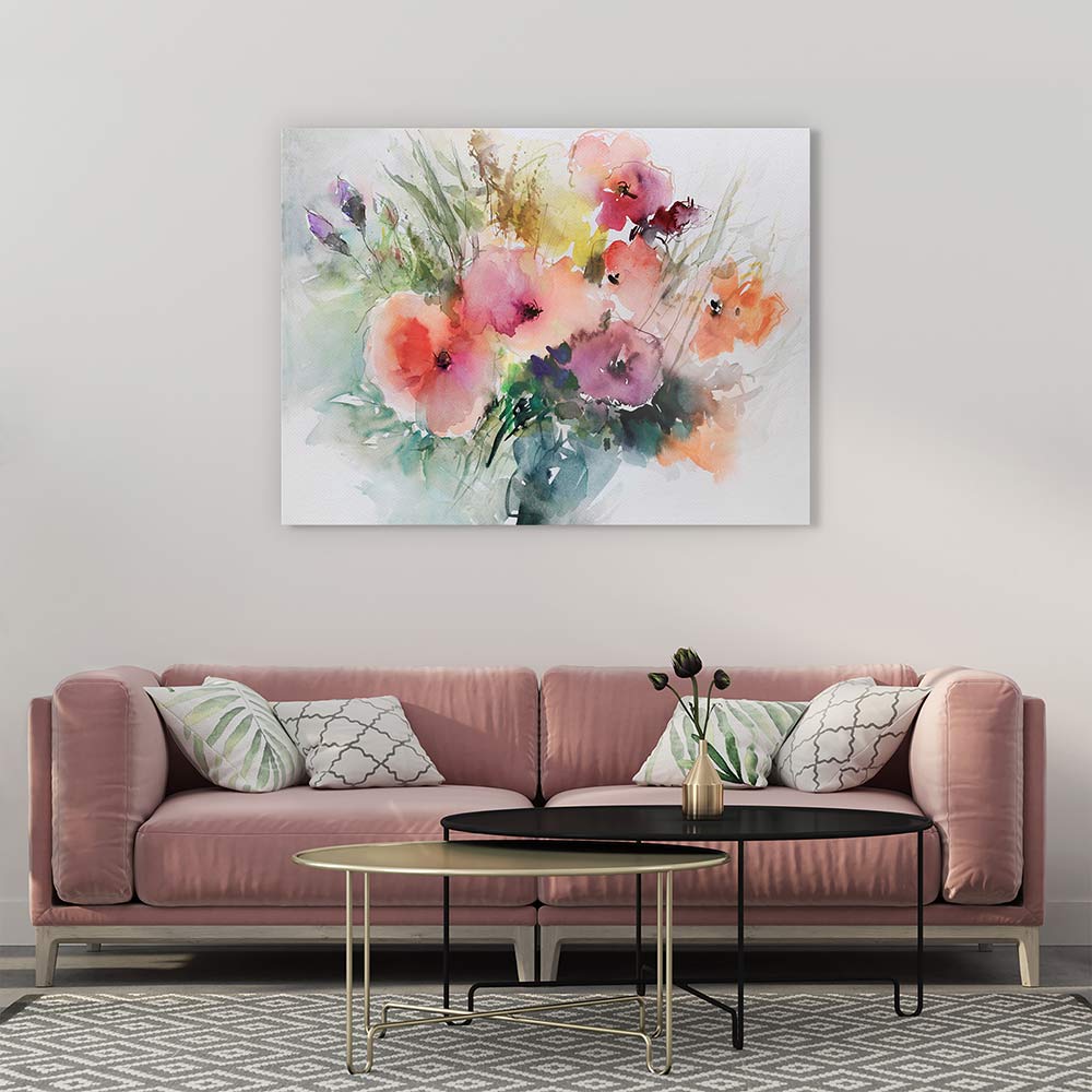 Summer bloom aquarelle