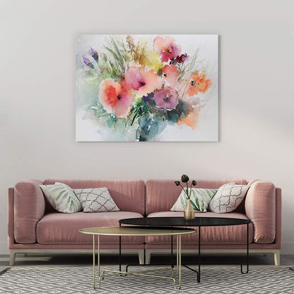 Summer bloom aquarelle