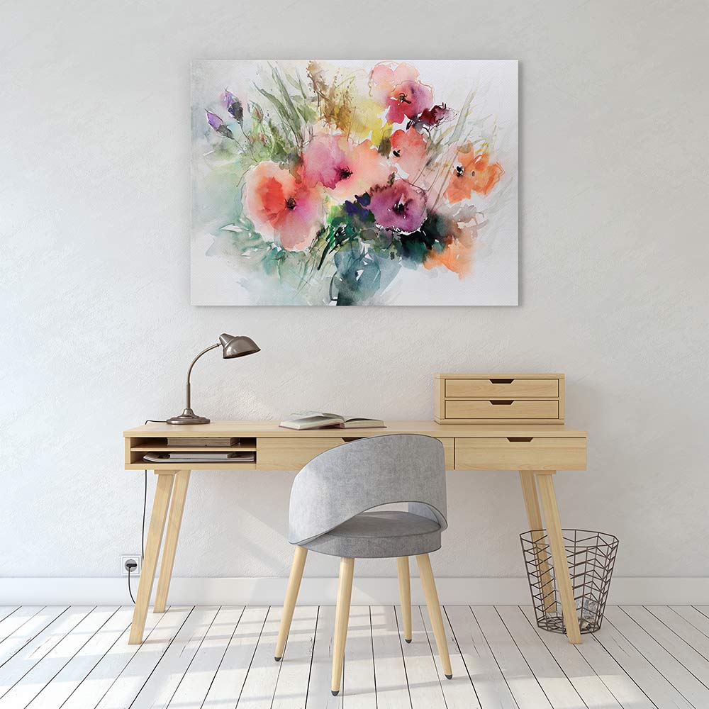 Summer bloom aquarelle