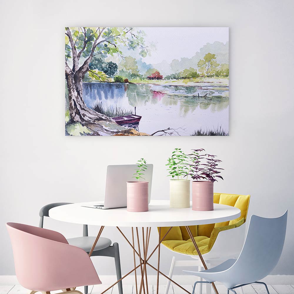 By the riverbank
