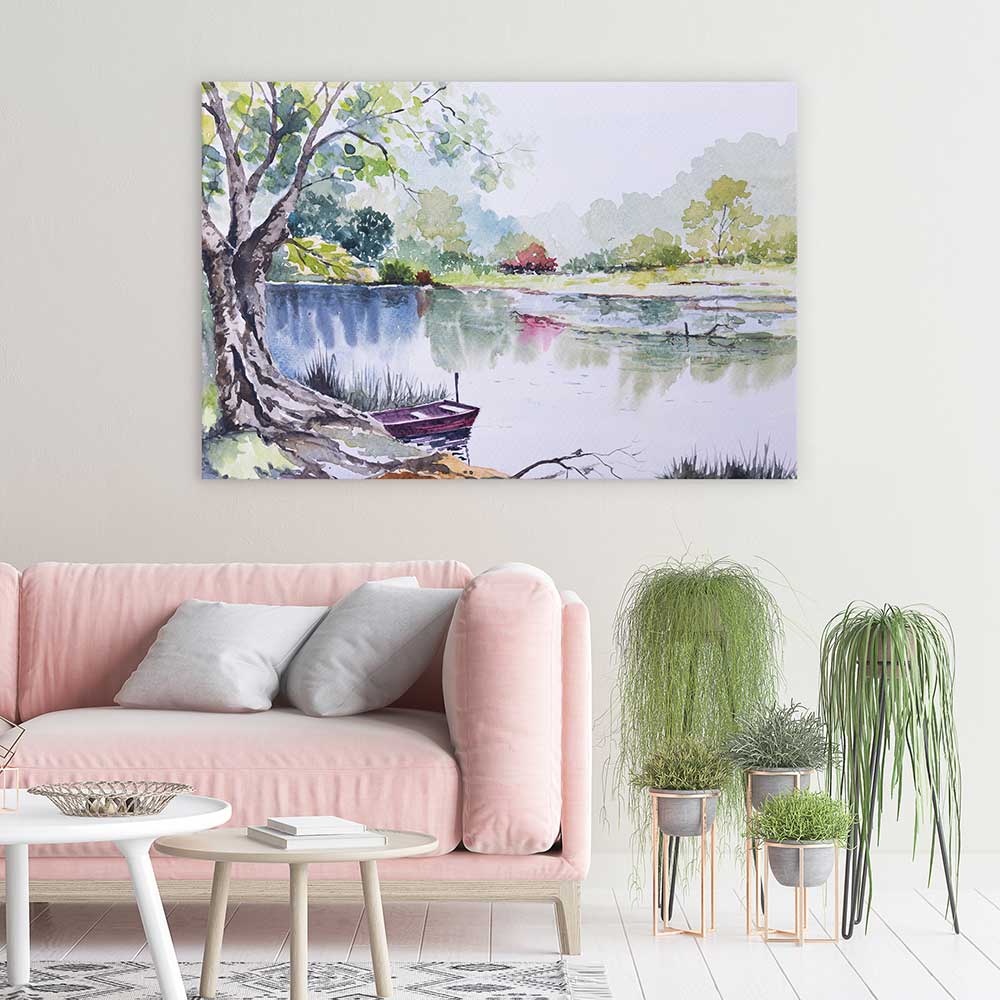 By the riverbank
