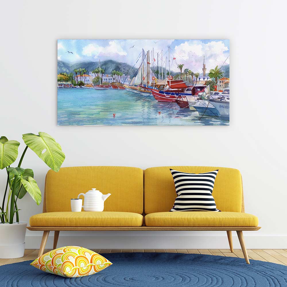 Yachts in the harbour