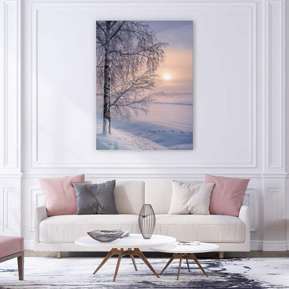 Soft winter sunrise
