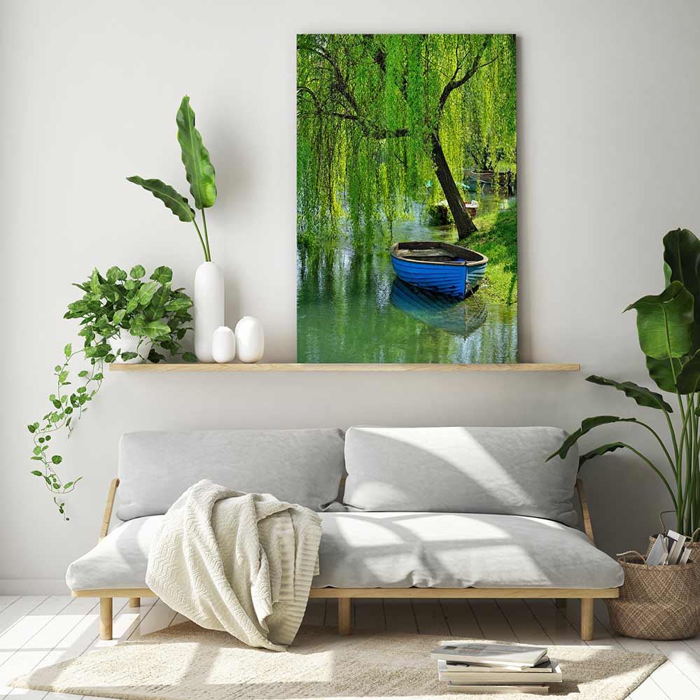 Boat under the willow
