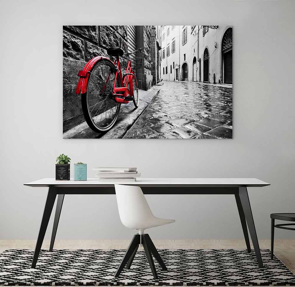Red bike