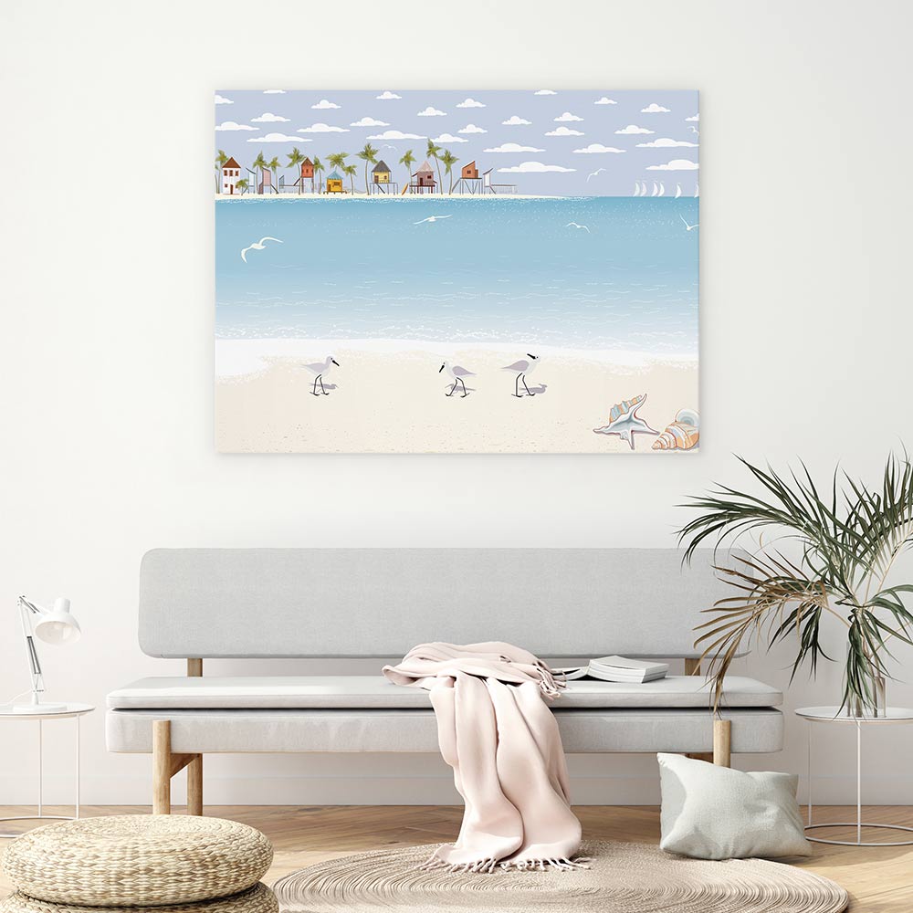 Gulls on the beach