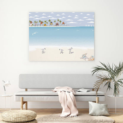Gulls on the beach