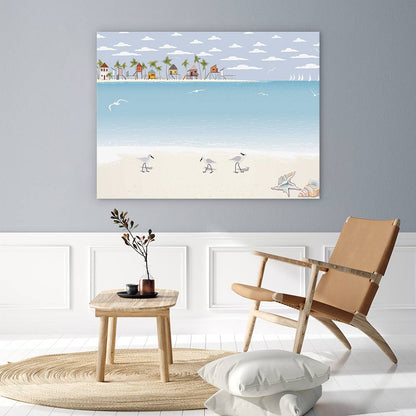 Gulls on the beach