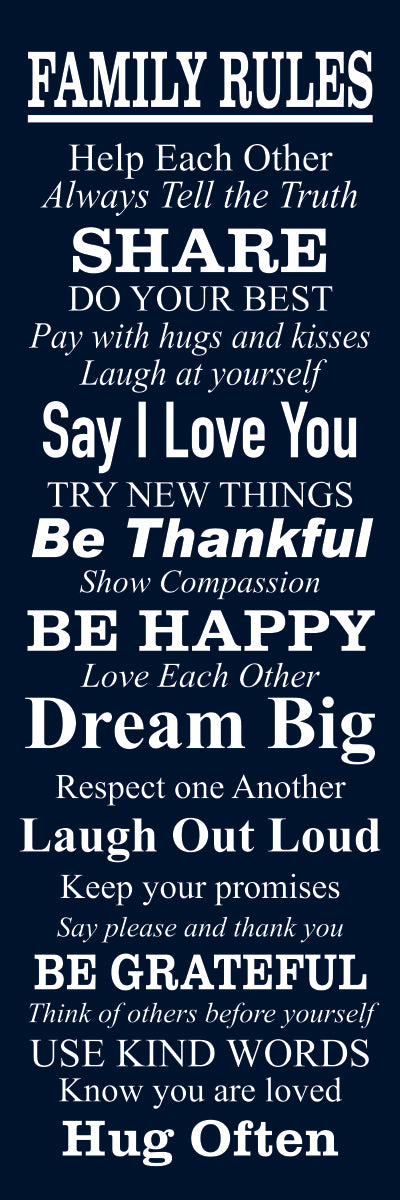Family rules (Custom 1)