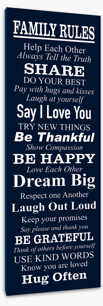 Family rules (Custom 1)