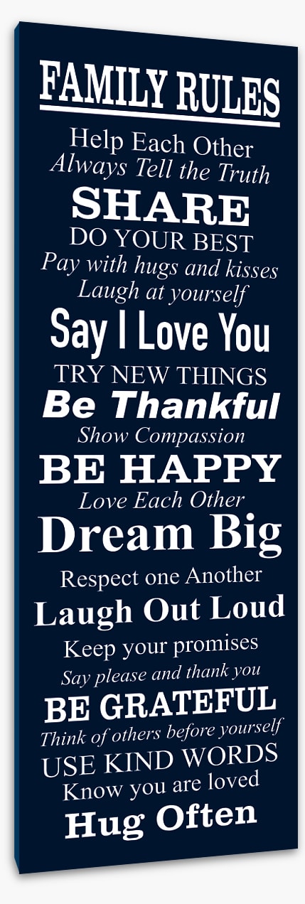 Family rules (Custom 1)