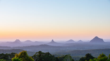 Glasshouse Mountains sunrise