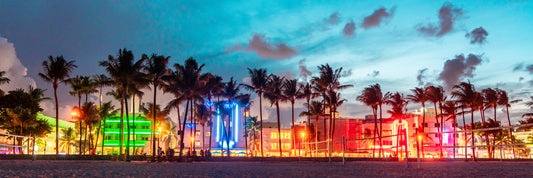 Miami Beach at dusk