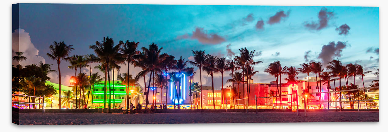 Miami Beach at dusk