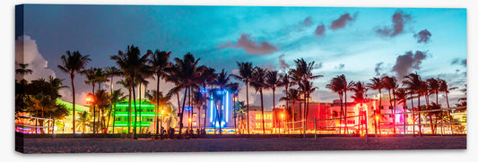 Miami Beach at dusk